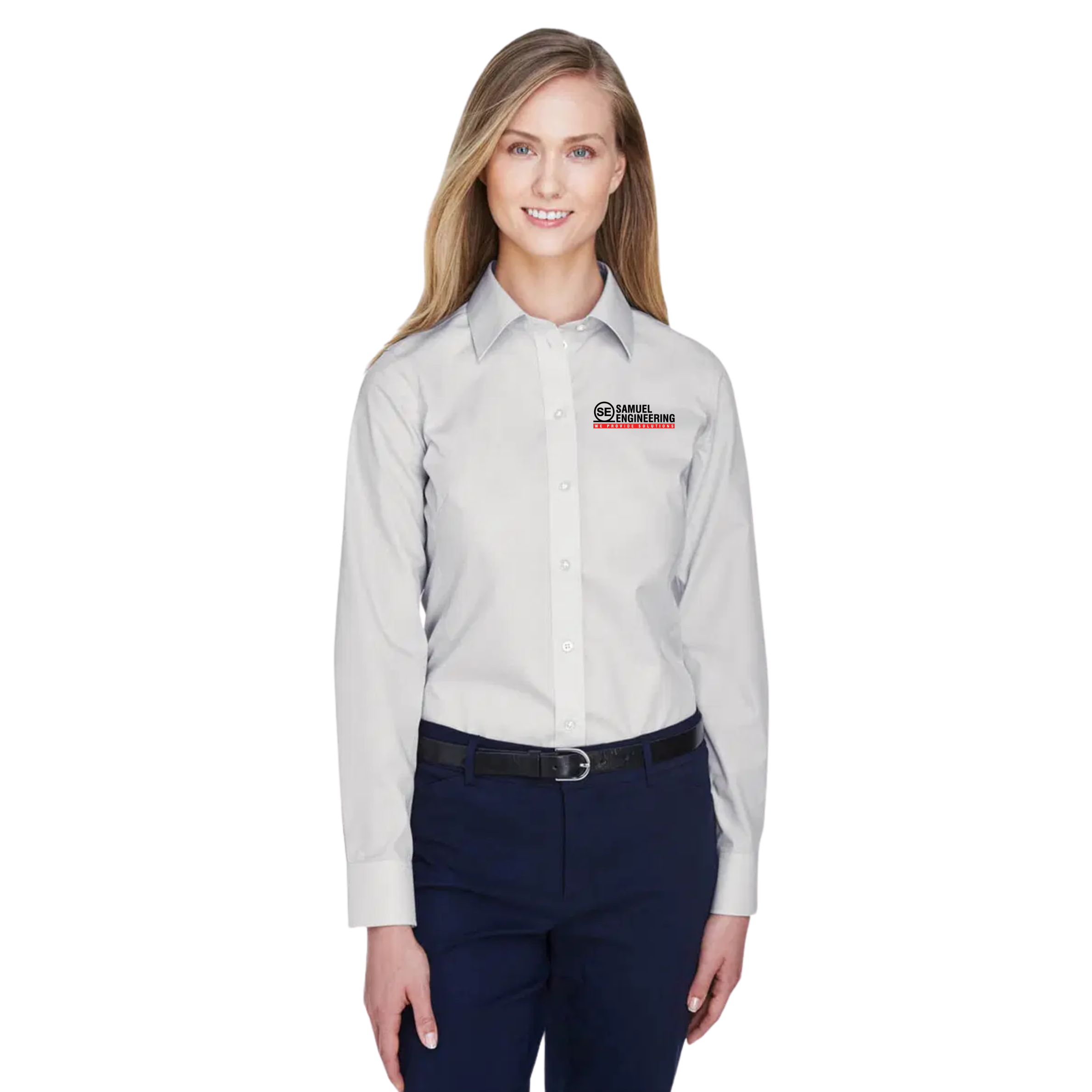 Samuel Engineering Women's Button-Up Collared Shirt (Denver Office) - Image 2